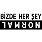 Quart Aksesuar Bizde Her Şey Normal Oto Cam Sticker Araba Sticker - Siyah - 20 x 8 cm