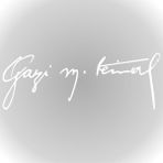 Quart Aksesuar Gazi M.kemal Atatürk Imza Sticker Oto Araba Cam Sticker - Beyaz - 30 x 10 cm