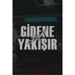 Quart Aksesuar Gidene Yol Yakışır Oto Sticker Araba Cam Yazısı 20x13 cm Gri, qag2013251235