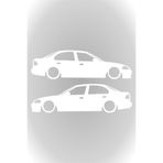 Quart Aksesuar Honda Civic Basık Oto Sticker Beyaz 20 X 6 cm 2 Adet, 795258223102
