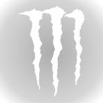 Quart Aksesuar Monster Pençe Oto Sticker Far ve Cam Sticker - Beyaz - 15 x 13 cm