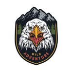 Quart Aksesuar Off Road Camping Adventure Kamp Eagle Kartal Sticker 14 x 10,5 cm