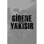 Quart Aksesuar Oto Sticker Gidene Yol Yakışır Araba Cam Yazısı 15x10 cm Siyah, qag213030231