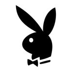 Quart Aksesuar Playboy Tavşan Sticker Oto Sticker 12 x 8 cm Siyah