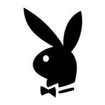 Quart Aksesuar Playboy Tavşan Sticker Oto Sticker 20 x 13 cm Siyah
