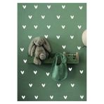 Quart Aksesuar Şirin Kalp Çocuk Odası Duvar Sticker 100 Adet Beyaz qa4209542630