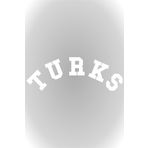Quart Aksesuar Turks Sticker Oto Cam Sticker 20 x 7 cm Beyaz