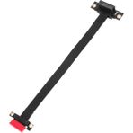 Quarter Stone 90 Derece Pci-E Pci Express 1x'ten 1x'e Slot Yükseltici Kart Dönüştürücü (Yurt Dışından) - Siyah