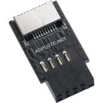 Quarter Stone USB 2.0 Ön Panel Başlığı USB 9pin - USB 2.0 Tip-E (Yurt Dışından) - Siyah