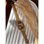 Quartz Bs Stıll Hasır Kordon Minimal Kadın Kol Saati Modern Gold Renk Vintage Quartz - Altın