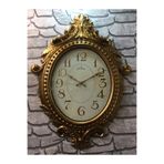 QUARTZ 'iş-sat' Büyük Boy Modern Salon Tipi Vintage Lüks Duvar Saati (73CM.) (ÖZEL ESKİTME BOYALI)