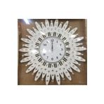 QUARTZ 'iş-sat' Büyük Boy Taşlı Salon Tipi Modern Duvar Saati ( Yeni Model ) ( 54 Cm. )