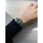 Quartz Kadın Kol Saati Hasır Kelebek Model - Yeşil