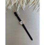 Quartz Retro Minimal Kadın Kol Saati, Deri Kordon, Rose Gold Kasa