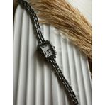 Quartz Retro Minimal Kadın Kol Saati Gümüş Metal Kordon 1 ATM Suya Dayanıklı Vintage Tasarım - Altın