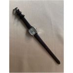 Quartz Retro Minimal Vintage Deri Kordon Kadın Kol Saati - Koyu Kahverengi