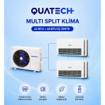 Quatech Multi Split Klima 12.000 + 18.000 Btu/H | 1 Dış Ünite 36000 Btu/H A++ Enerji Sınıfı Konsol Tipi Inverter Klima