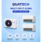 Quatech Multi Split Klima 18.000 + 18.000 Btu/H | 1 Dış Ünite 36000 Btu/H A++ Enerji Sınıfı Konsol Tipi Inverter Klima
