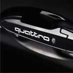 Quattro Araba Kapı Kolu Araç Sticker Yapıştırma 8Ad