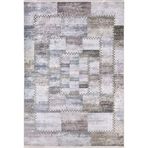 Quebec Yeşil Patchwork Makinada Yıkanabilir Kaymaz Taban Dijital Makine Baskı Salon Halı-I-Haln-HLN033-300x400