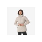 Quechua NH100 Bej Su Geçirmez -5 Derece Kadın Outdoor Kışlık Mont