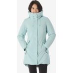 Quechua NH500 Yeşil -10 Derece Su Geçirmez Kadın Outdoor Kışlık Mont