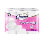 Queen 3 Katlı 12'li Tuvalet Kağıdı