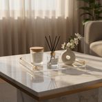 Queen Bee Küçük Servis Sunum Tepsisi Gold