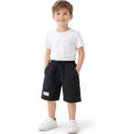 Queen Kids Erkek Çocuk Dizaltı Şort Siyah - 11 - 12 Yaş