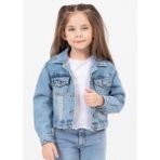 Queen Kids Queenkids Kız Çocuk M0053 Ceket Indigo - 5 - 6 Yaş - Mavi