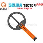 Quest Metal Detectors Scuba Tector PRO Su Altı Dedektörü&Sahil Arama Dedektörü - 20 cm Başlıklı