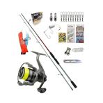 Quick Dynabraid 4 4000 Fd Remixon Double Black 270Cm 20-40Gr Kıyı Spin Olta Takımı Seti