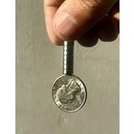 QUICK PICK MAGIC Çelik Çekirdek Çeyrek Sihirli Trick Coin