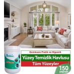 Quıckcare Dezenfektanlı Yüzey Temizlik Havlusu 150 Yaprak- Limon Kokulu