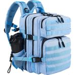 Quickprep Taktik Su Geçirmez Sırt Çantası - 25 Litre Dağcı ve Kamp Çantası - Tactical Backpack - Turkuaz