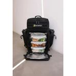 Quickprep Termal Yemek Bölmeli Su Geçirmez Fitness ve Spor Sırt Çantası - Siyah