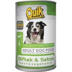 Quik Biftekli ve Sebzeli 415 gr Köpek Konserve Maması