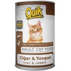 Quik JPM017086 Ciğerli Ve Tavşan Etli 415 Gr Konserve Kedi Maması