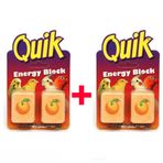 Quik Kuşlar İçin Portakallı İyotlu 2'li Enerji Bloğu Gaga Taşı