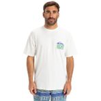 Quiksilver AQYWR03135-WBK0 Everyday Surf Beyaz Güneş Korumalı Erkek T-shirt