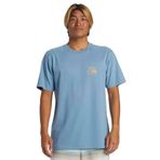 Quiksilver AQYZT09560-18406 The Original Erkek Mavi Günlük Stil T-Shirt