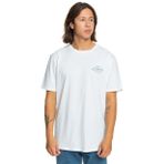 Quiksilver Beyaz Erkek O Yaka Baskılı T-Shirt EQYZT07667_OMNI LOCK