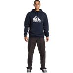 Quiksilver Big Logo Hoodie Erkek Mavi Sweatshirt - Lacivert - 2XL