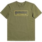 Quiksilver Border To Border Erkek Yeşil Tişört - XS - Haki