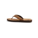 Quiksilver Carver nubuk erkek sandaleti, Tan Pattern 1, 45 EU