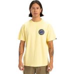 Quiksilver Circle Back Erkek Tişört - Sarı - M