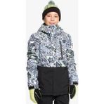 Quiksilver Çok Renkli Erkek Çocuk Kayak Montu EQBTJ03196-MISSION Prınted Block Yo - 14 Yaş