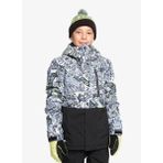 Quiksilver Çok Renkli Erkek Çocuk Kayak Montu EQBTJ03196-MISSION PRINTED BLOCK YO