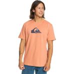 Quiksilver Comp Logo Erkek Kırmızı Tişört - Kiremit - 2XL