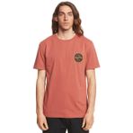 Quiksilver Core Bubble - Erkekler için tişört, pembe